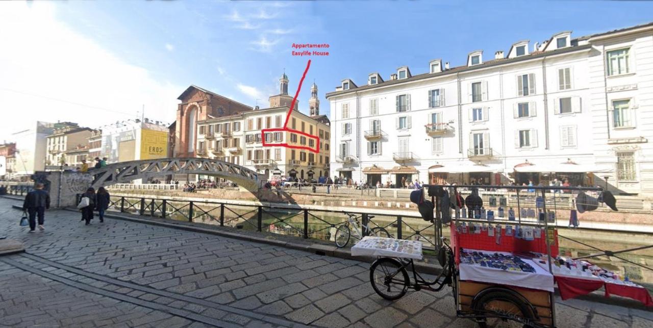 Easylife - Splendido Appartamento Con Vista Sul Naviglio Grande Milaan Buitenkant foto